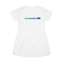 Tee  -  Long top or Short dress - comfy - white only - printed front & BACK