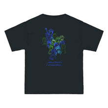 Tee - medium/heavier weight -  printed front & BACK - several colors